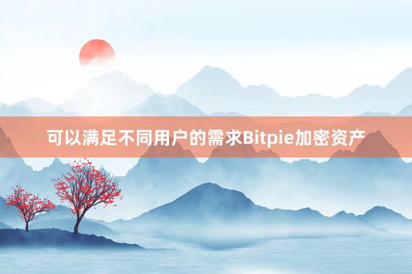 可以满足不同用户的需求Bitpie加密资产