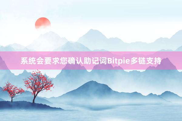 系统会要求您确认助记词Bitpie多链支持