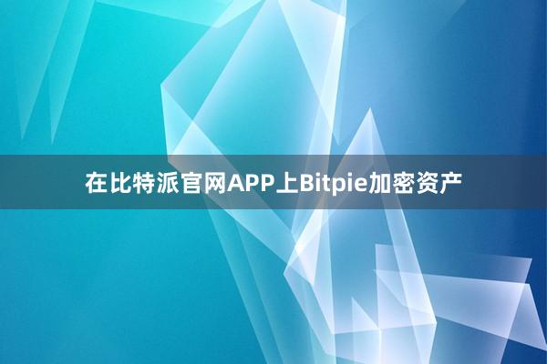 在比特派官网APP上Bitpie加密资产