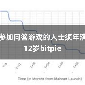 参加问答游戏的人士须年满12岁bitpie