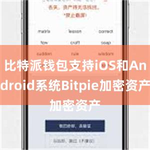 比特派钱包支持iOS和Android系统Bitpie加密资产