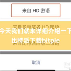 今天我们就来详细介绍一下比特派下载bitpie